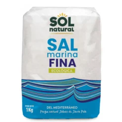 Sal Marina Fina Ecológica Sol Natural 1kg