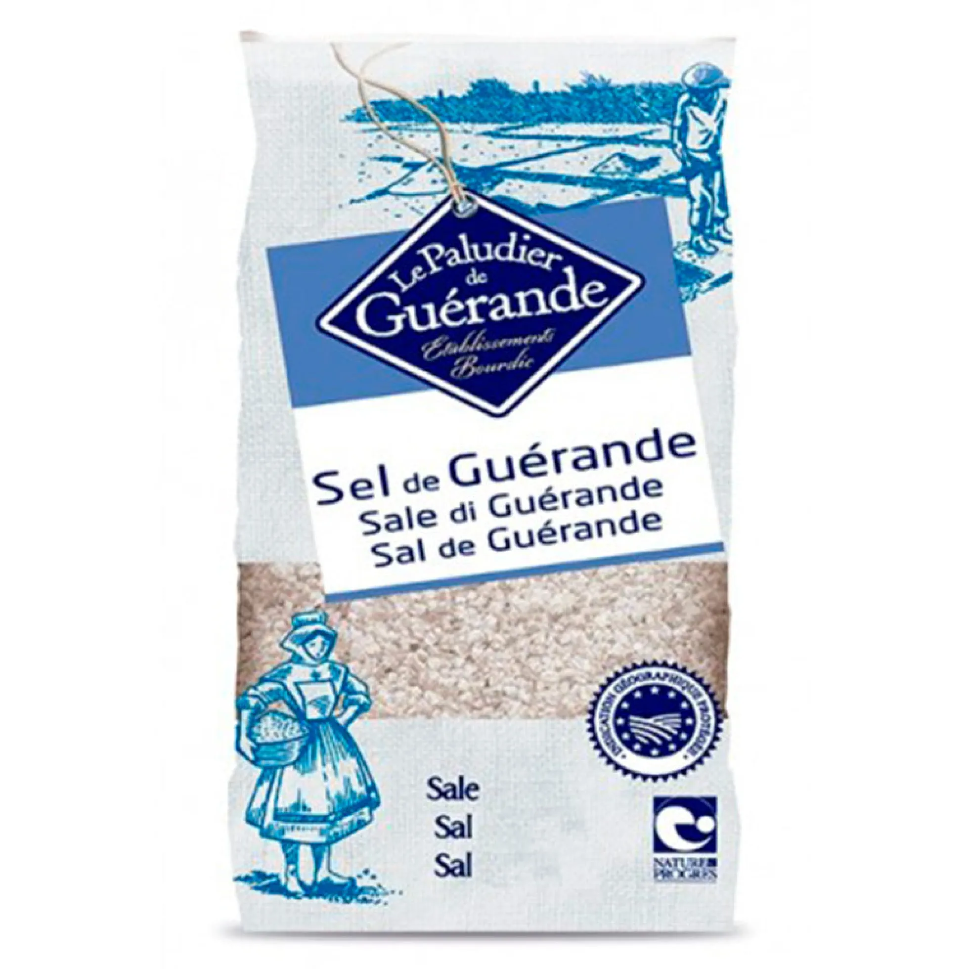 Sal marina fina Gris de Guérande Le Paludier De Guérande 1 Kg