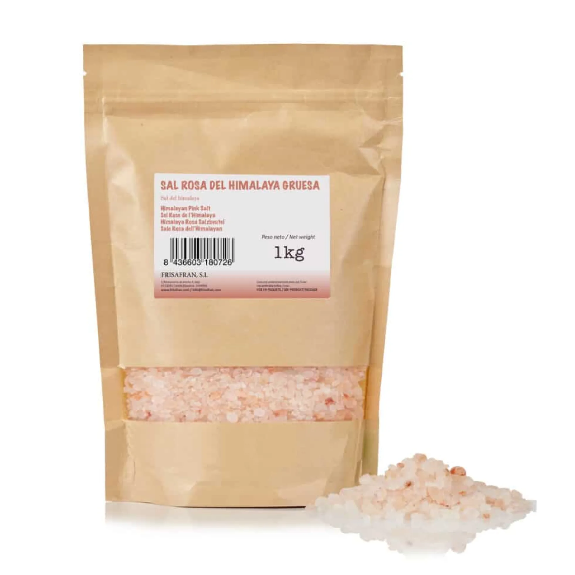 Sal Rosa Del Himalaya Gruesa - Calidad Y Sabor | Frisafran 100 G