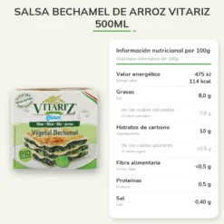 Salsa Bechamel de Arroz Vitariz 500ml