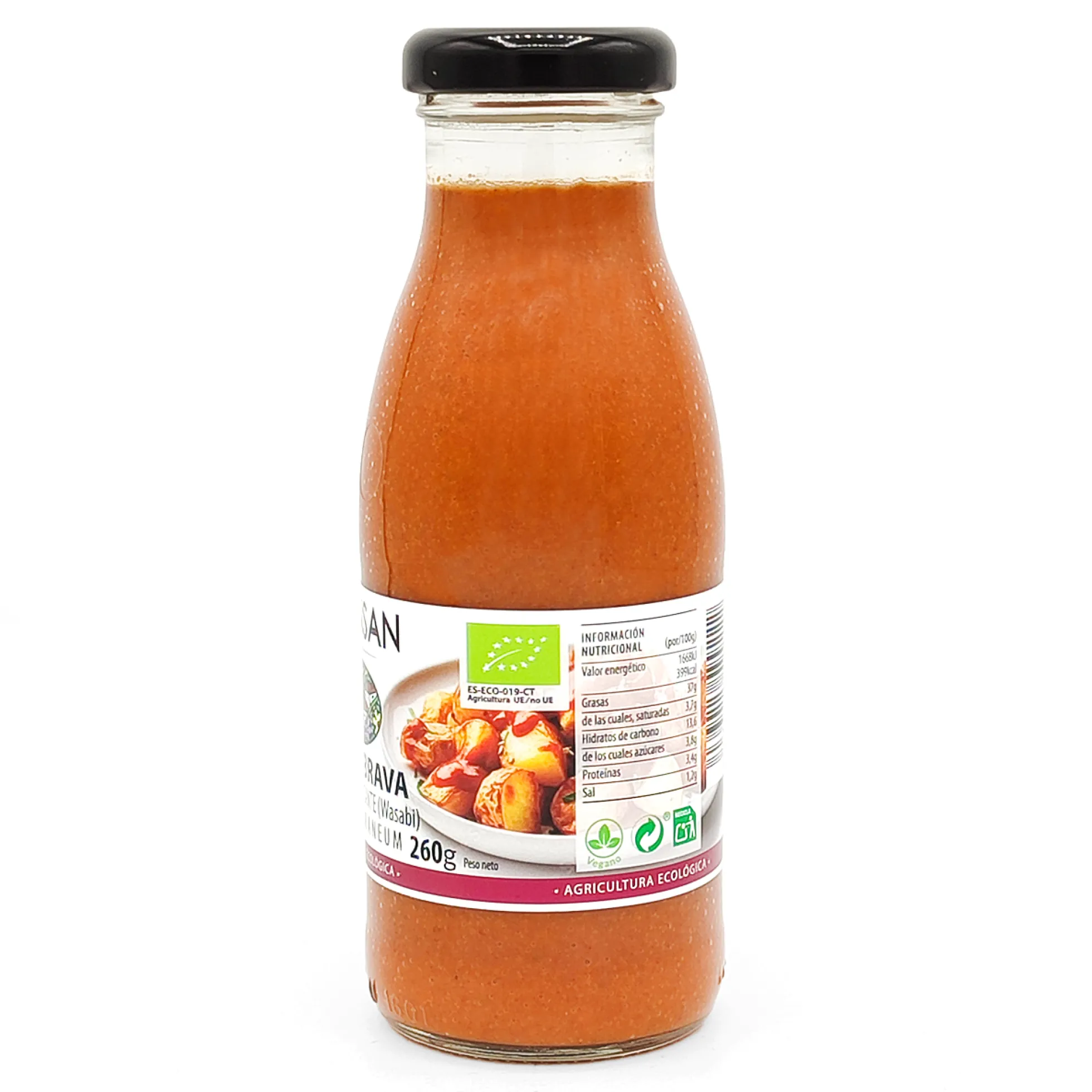 Salsa Brava Con Rábano Wasabi Eco Bionsan 260g