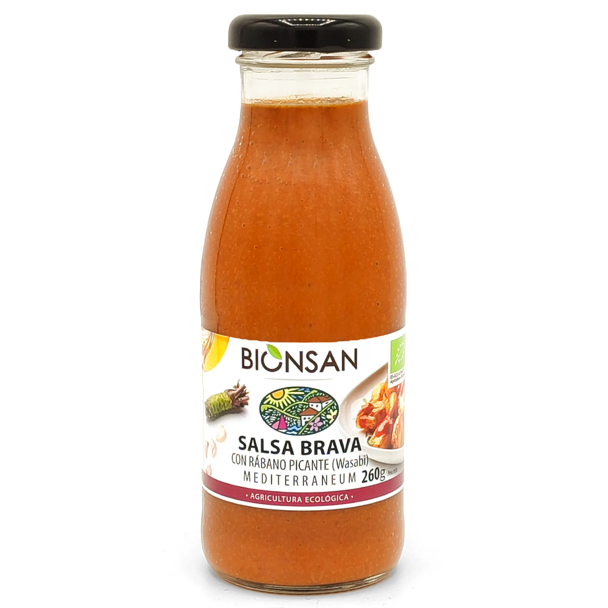 Salsa Brava Con Rábano Wasabi Eco Bionsan 260g