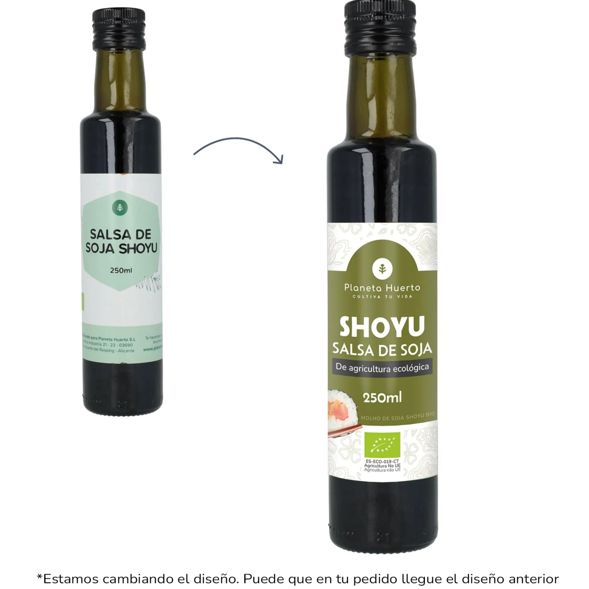 Salsa de soja Shoyu ECO Planeta Huerto 250 ml