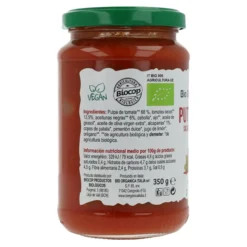 Salsa de Tomate Puttanesca con Olivas y Alcaparras Bio Demeter Organica Italia 325 ml