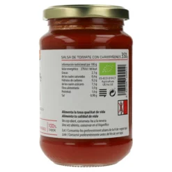 Salsa de tomate y champiñones ECO Cal Valls, 350 g