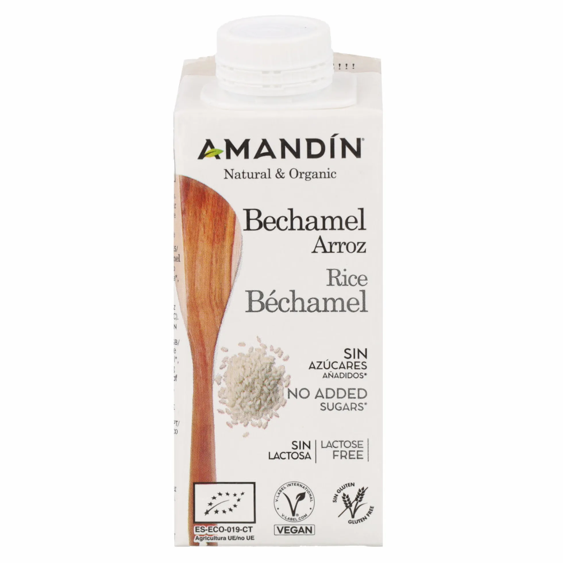 Salsa Vegetal de Arroz Tipo Bechamel Bio Amandin 200 ml