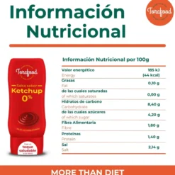 Salsa Zero Ketchup Torafood 330ml