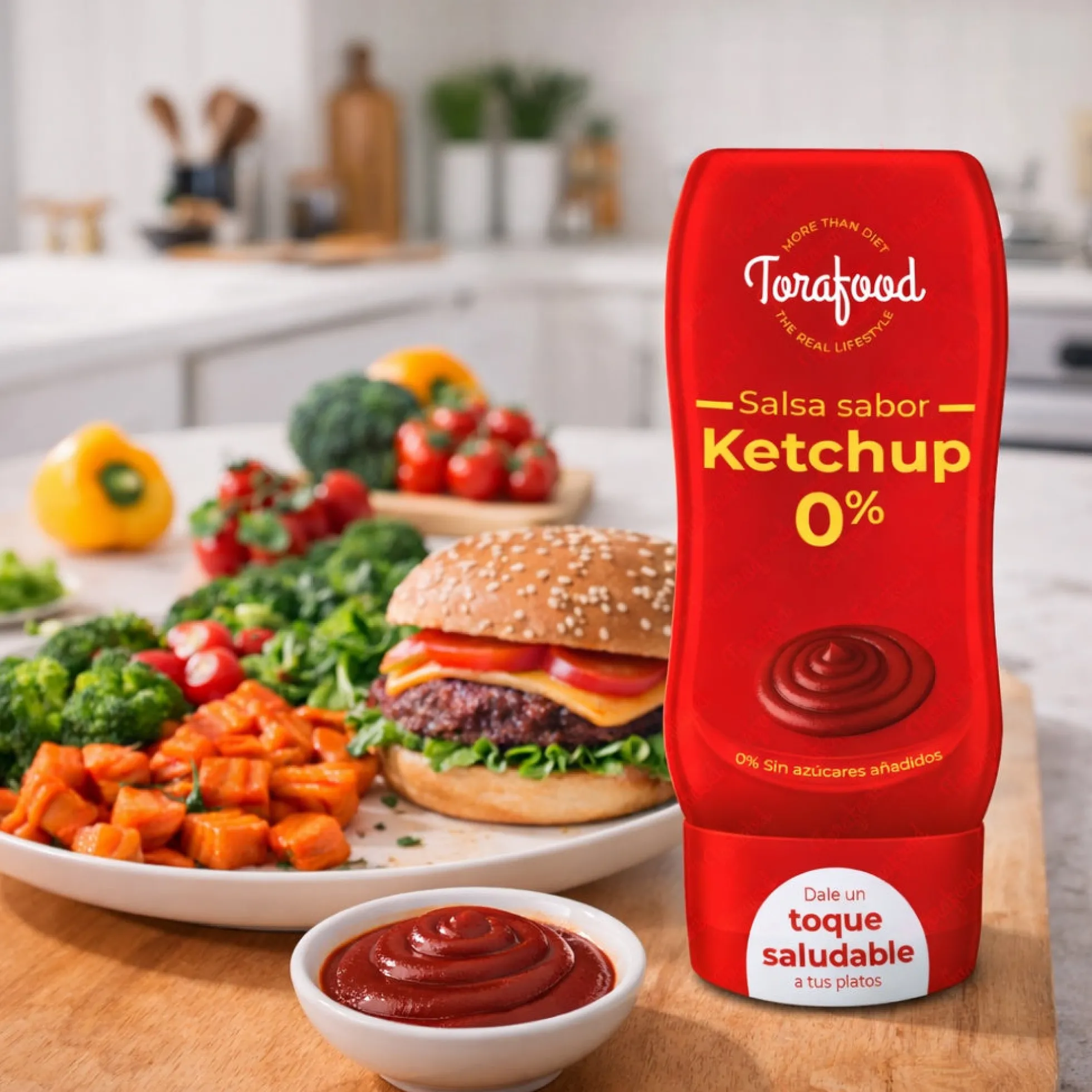 Salsa Zero Ketchup Torafood 330ml
