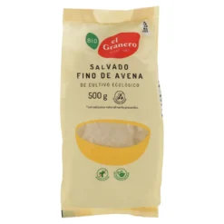 Salvado de Avena Fino Bio El Granero, 500 Gr