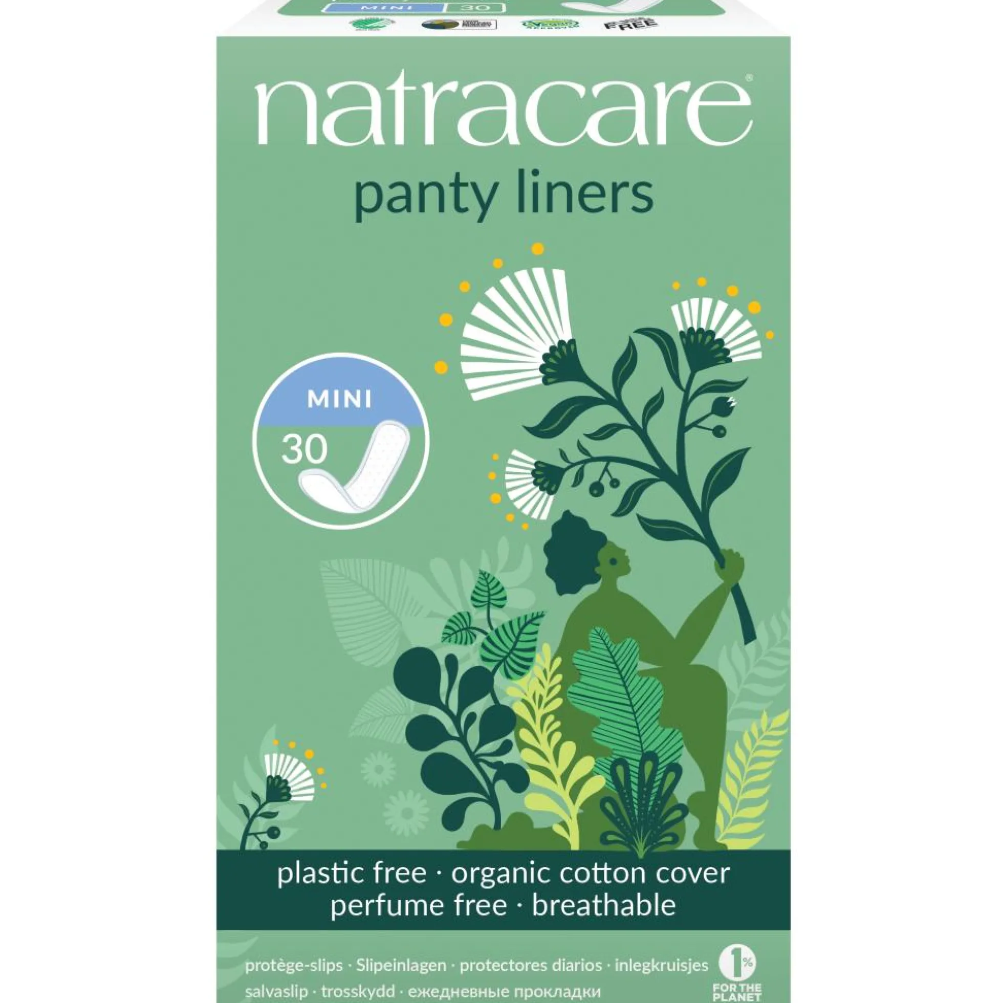 Salvaslip mini Natracare 30 Uds