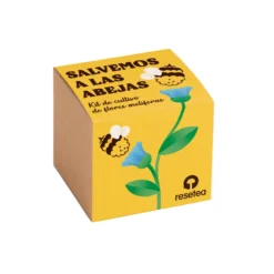 Salvemos a las Abejas – Kit Flores Melíferas con Bomba de Semillas, Regalo Educativo - Resetea