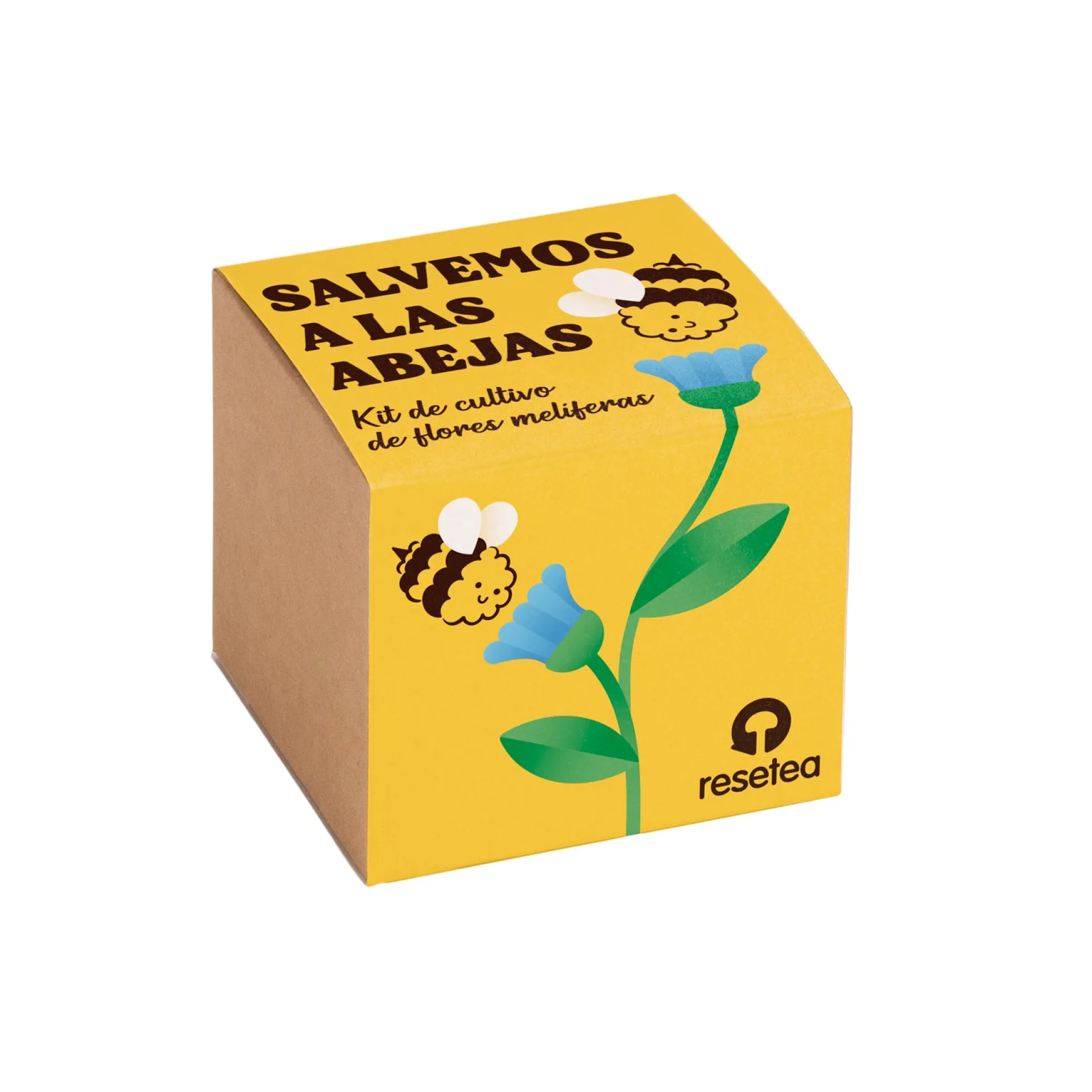 Salvemos a las Abejas – Kit Flores Melíferas con Bomba de Semillas, Regalo Educativo - Resetea