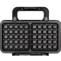 Sandwichera 3 En 1, Gofrera Belga, Grill-plancha, Bandejas Intercambiables, Placas Antiadherentes Mpm Mop-43m 1000w