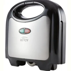 Sandwichera, 2 Sandwiches, Placas Antiadherentes, Tostado Perfecto, Acero Inoxidable, Compacta Adler Ad3015 850w