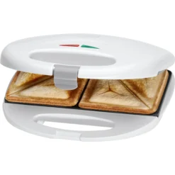 Sandwichera, 2 Sandwiches, Placas Antiadherentes, Regulador Temperatura, Tostado Perfecto Clatronic St 3477 750w