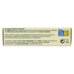 Sardinas en aceite de oliva ecológico en Lata Pan do Mar 120g