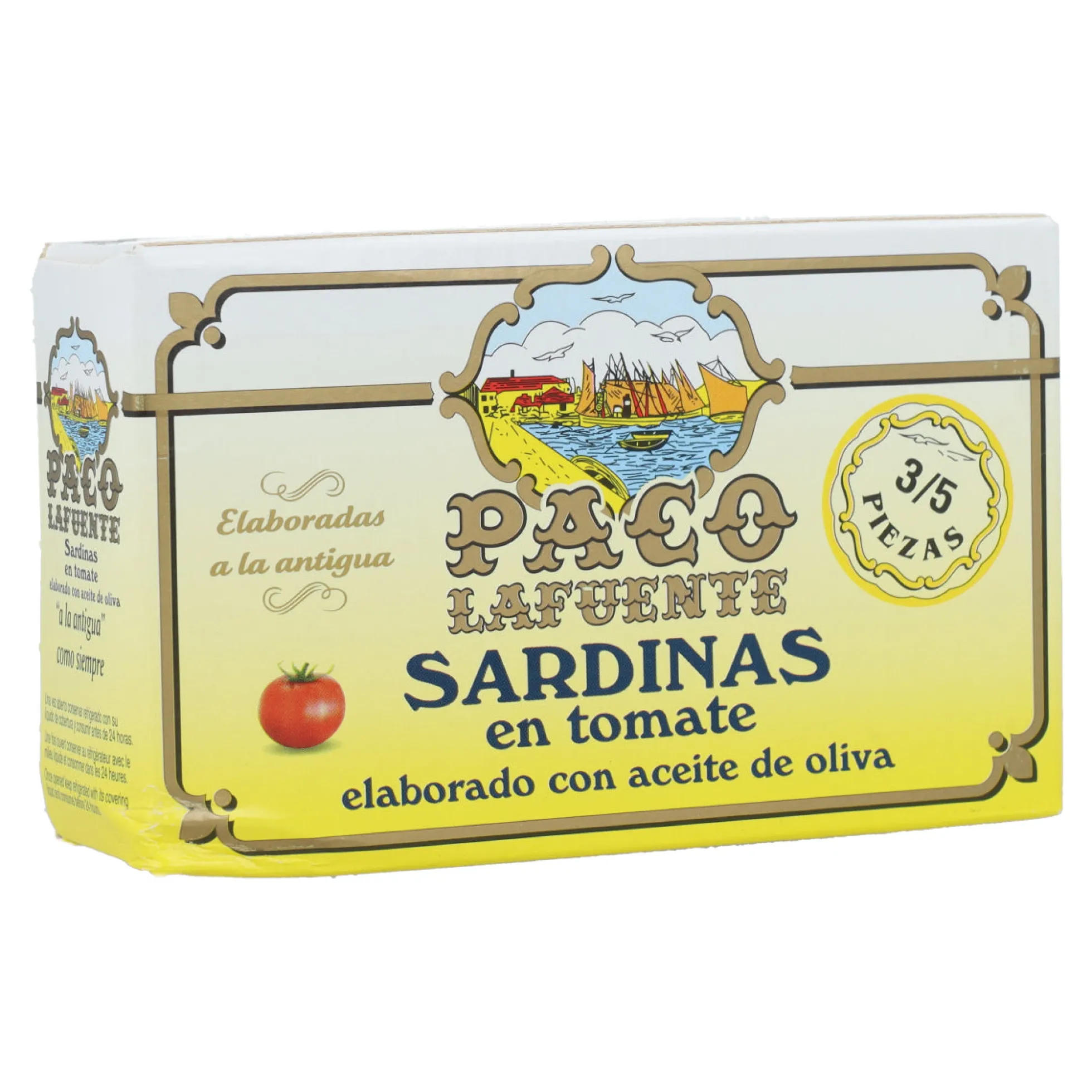 Sardinas en Tomate Paco Lafuente 115 g (3/5 pza)