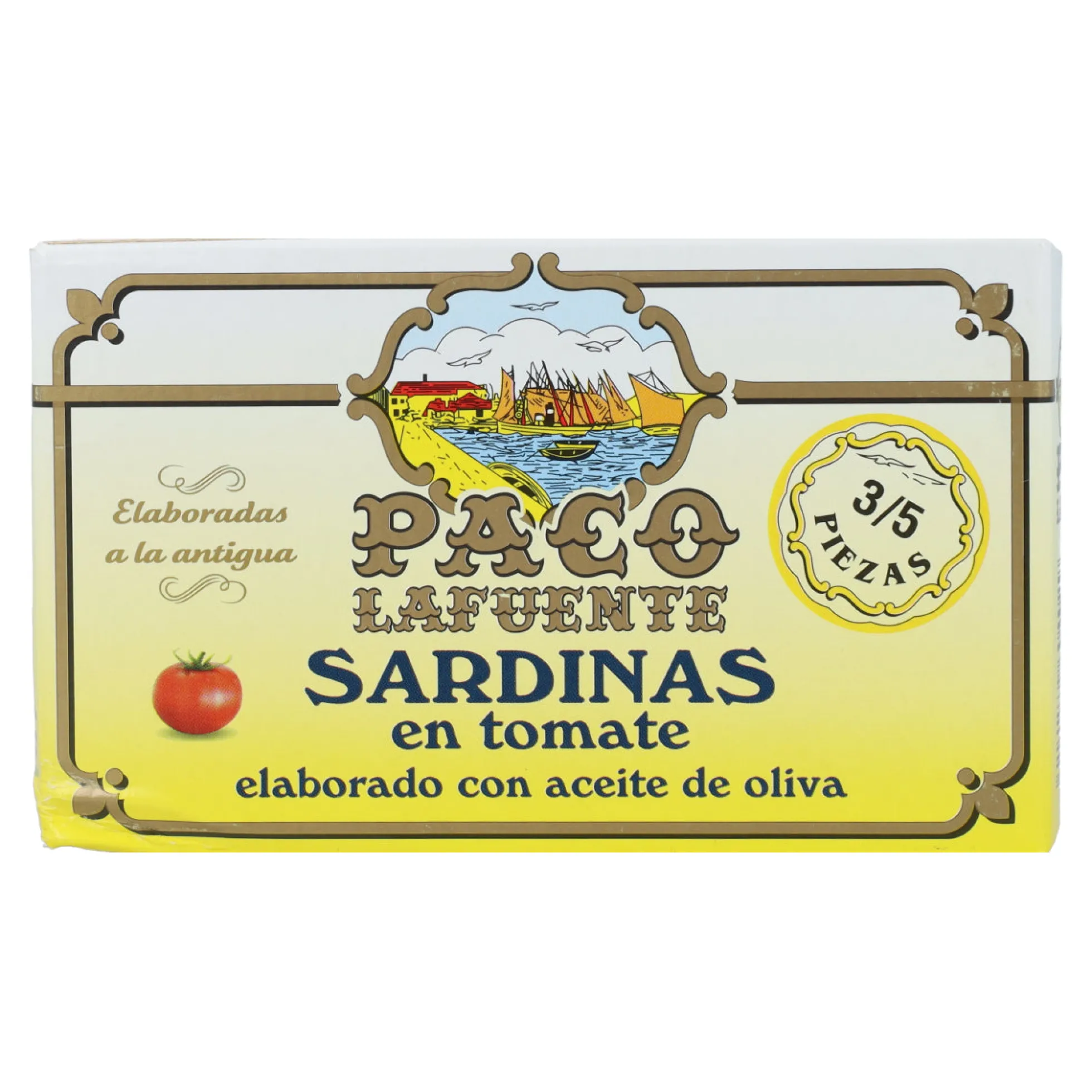 Sardinas en Tomate Paco Lafuente 115 g (3/5 pza)