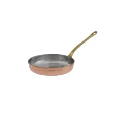 Sartén De Cobre Y Latón 24 Cm - Conducción Rápida Y Uniforme De Calor