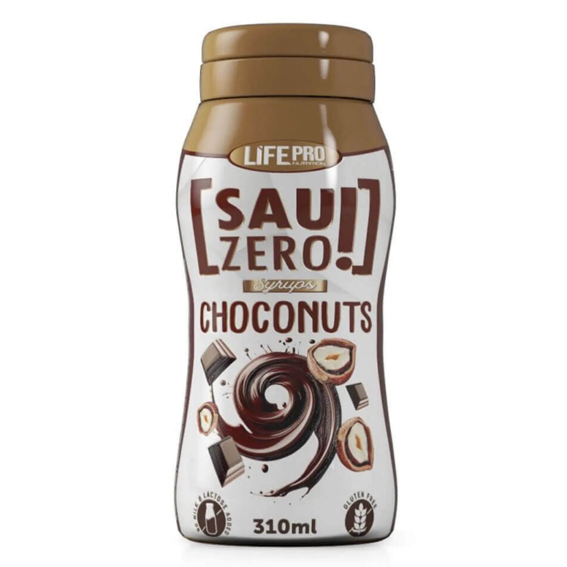 Sauzero Zero! - Chocolate Con Nueces - Salsas Y Siropes - Lifepro