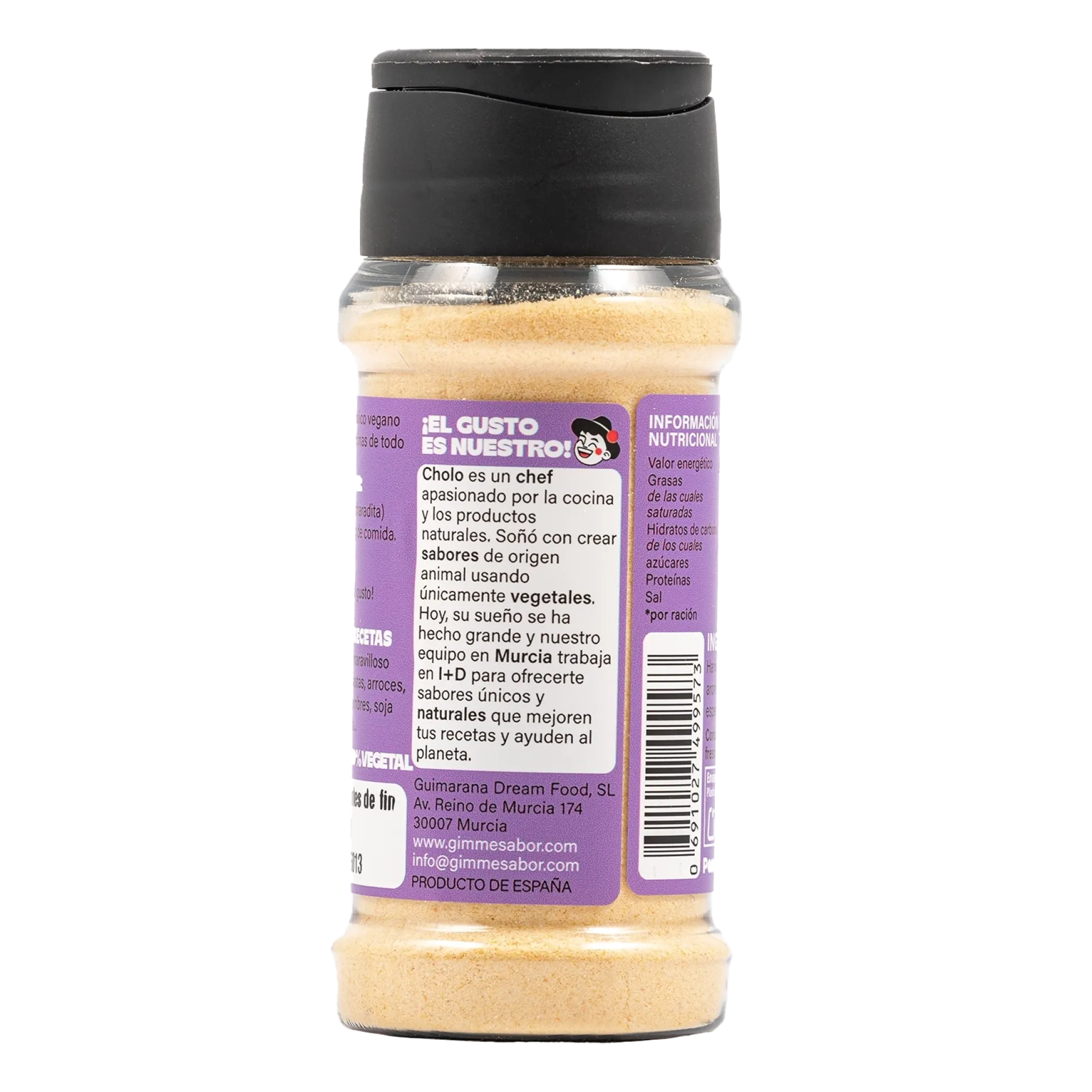 Sazonador vegetal sabor bacon cheese