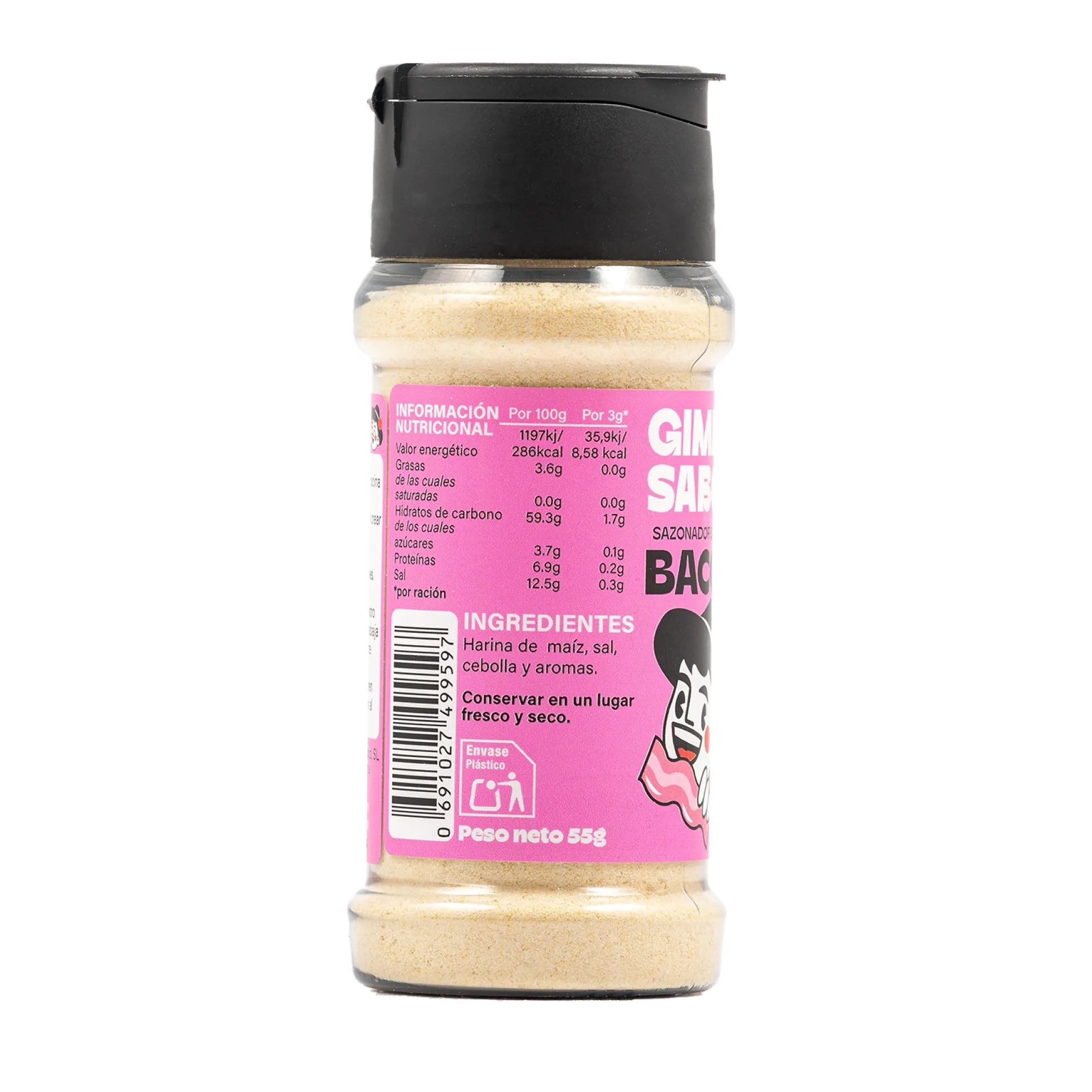 Sazonador vegetal sabor bacon
