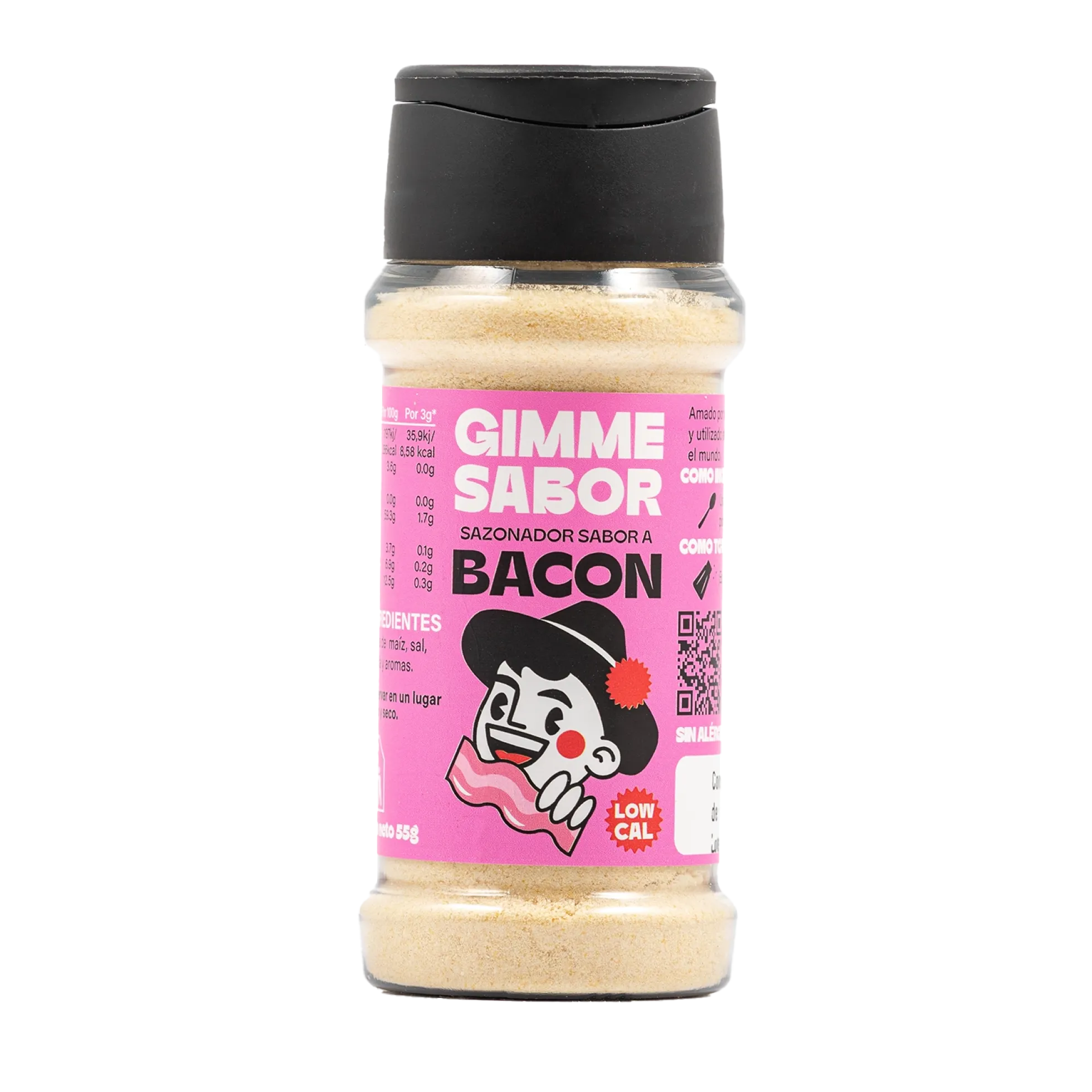 Sazonador vegetal sabor bacon