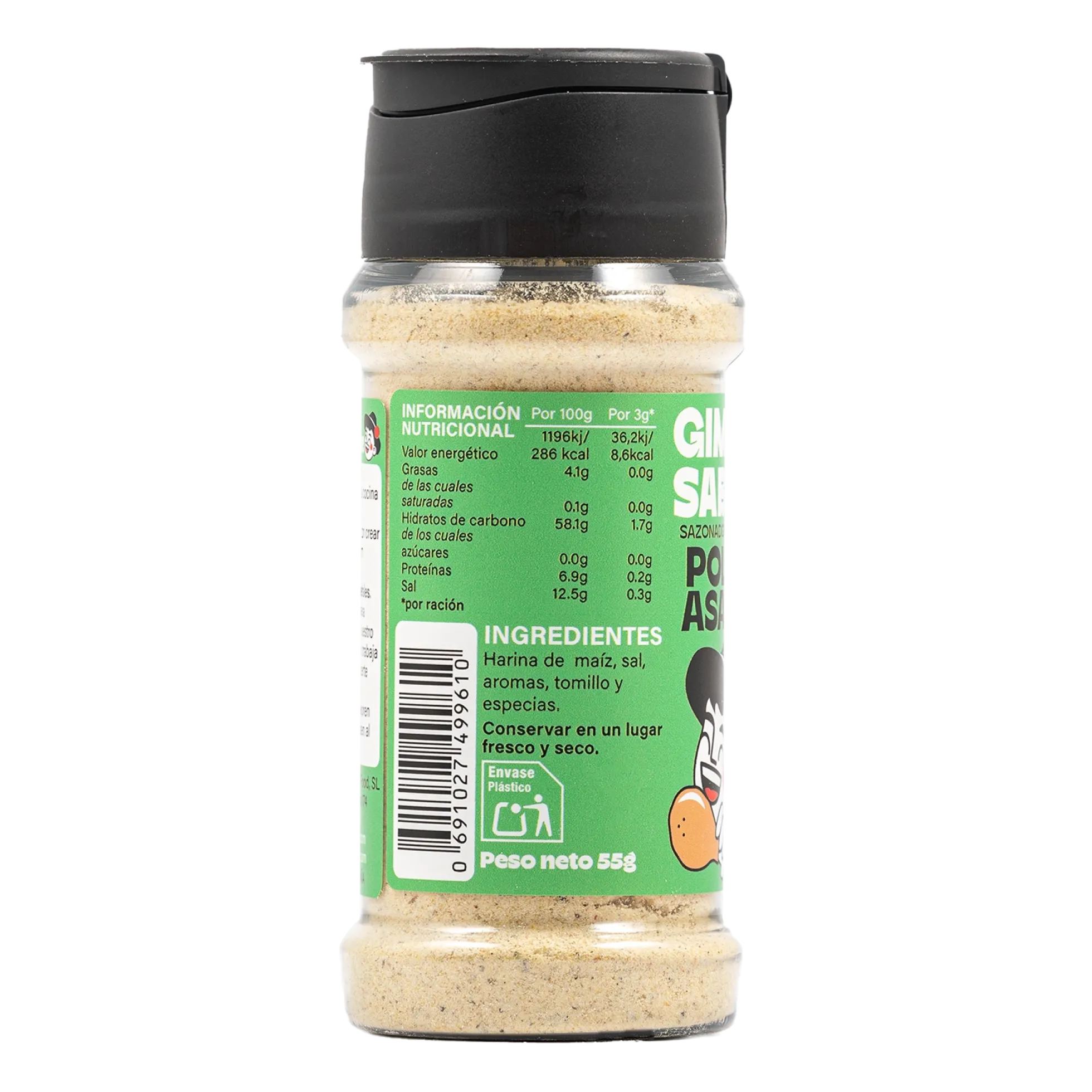 Sazonador vegetal sabor pollo asado
