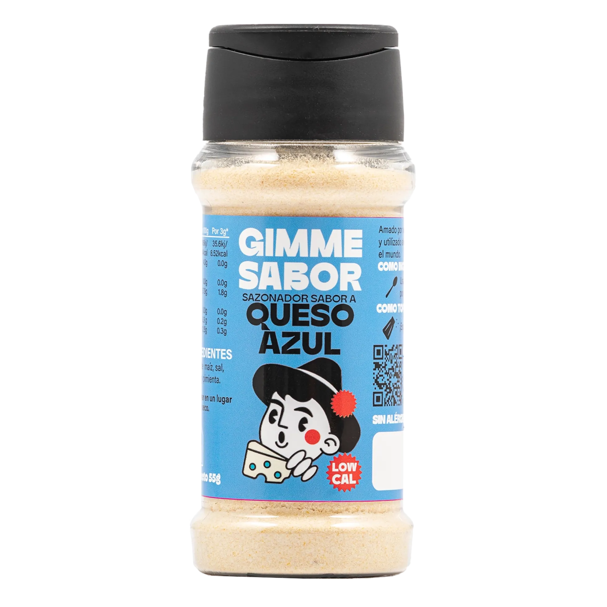 Sazonador vegetal sabor queso azul