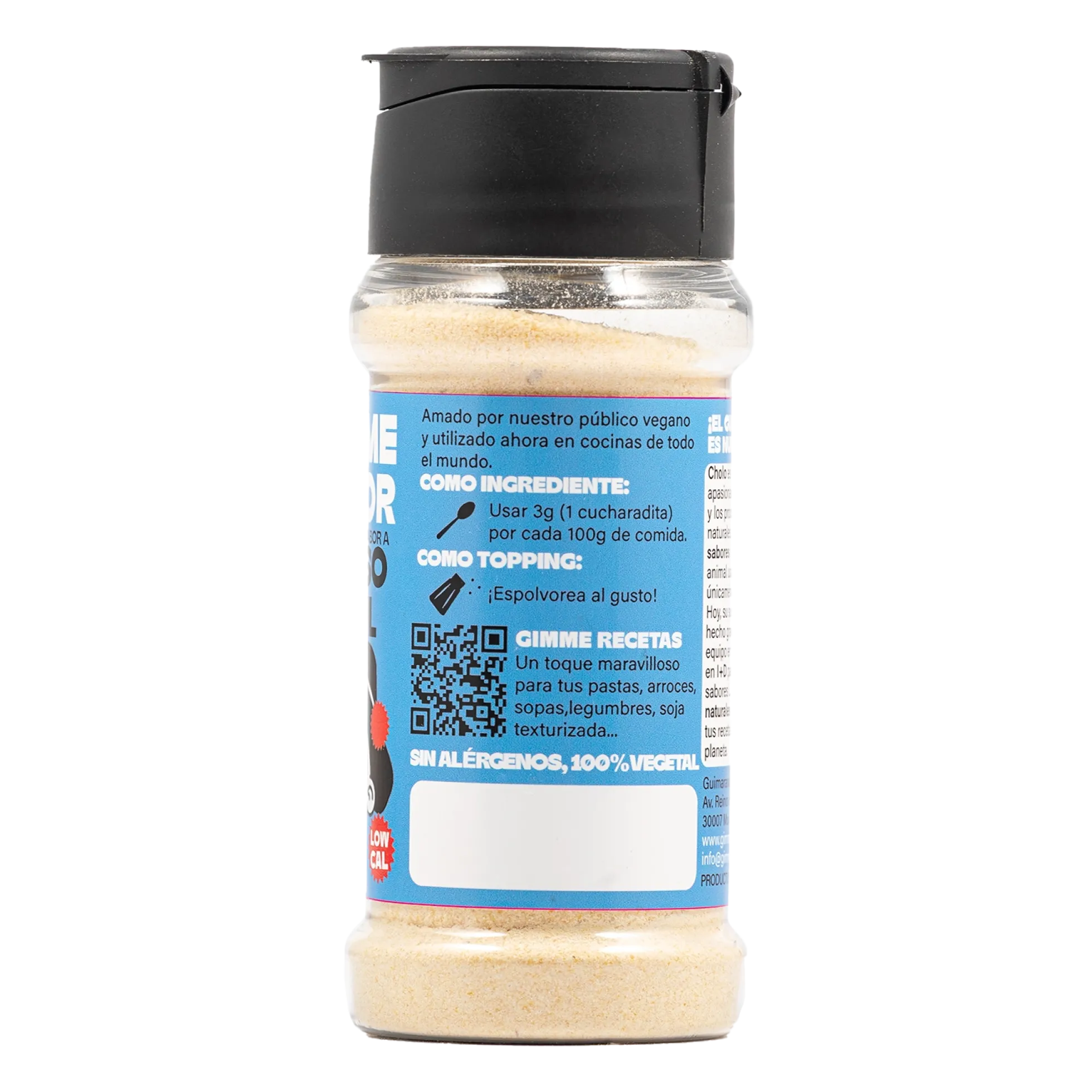 Sazonador vegetal sabor queso azul
