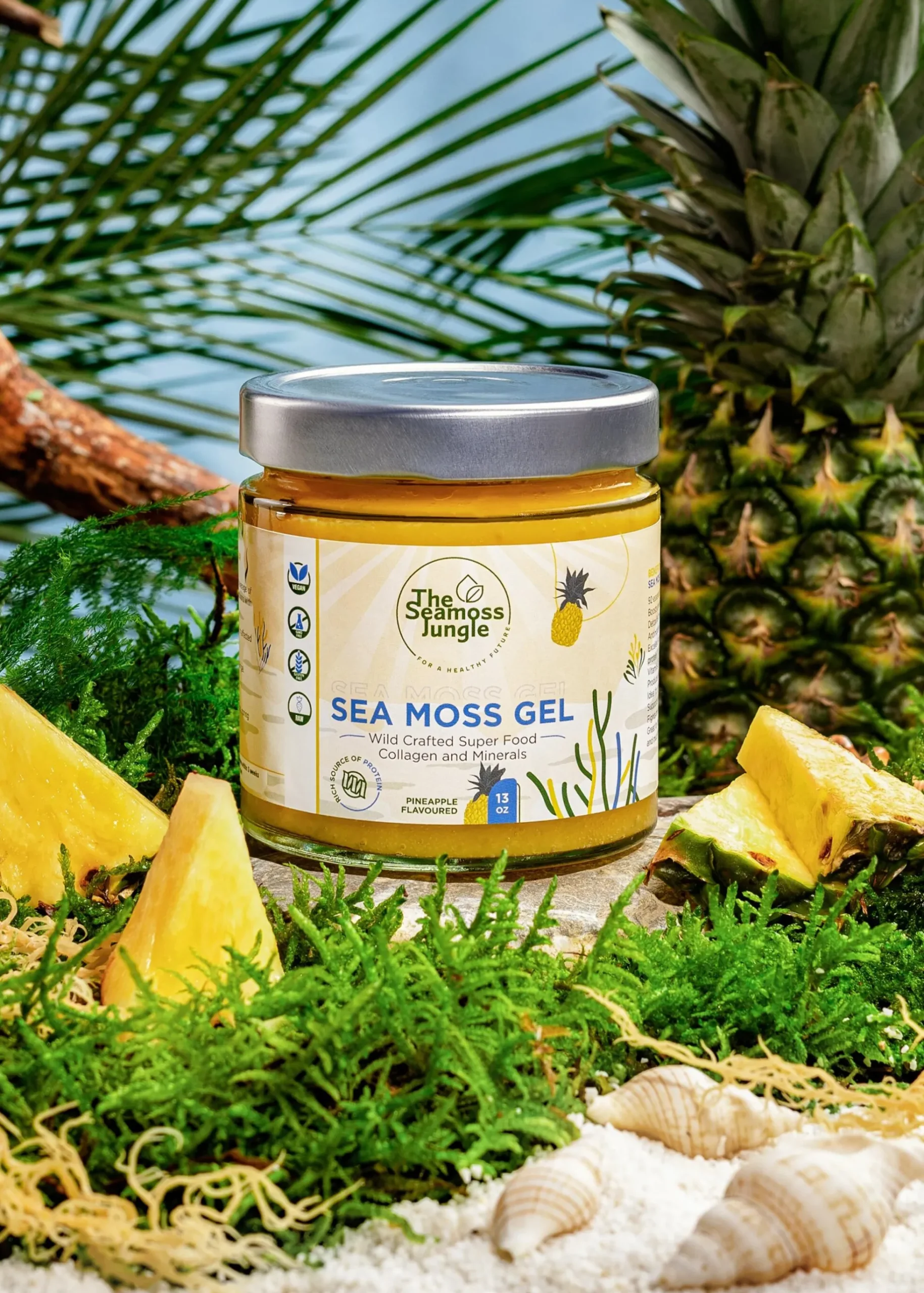 Sea Moss Gel Piña 500 ml