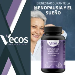 Sebopil Vecos 60 Cápsulas | Para Cuidado De Acné Y Piel Grasa | Zinc, Bardana Y Vitaminas B