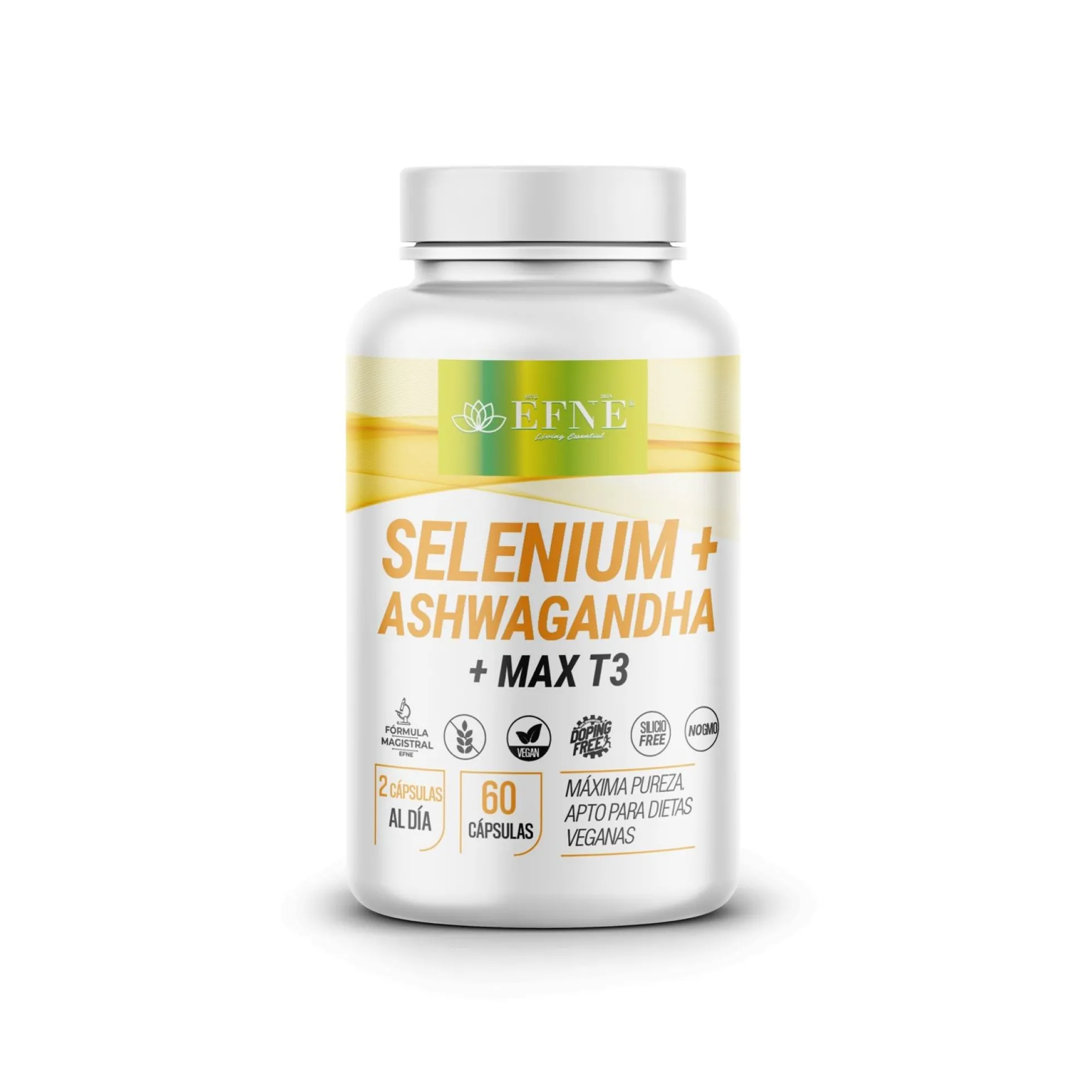 Selenium + Ashwagandha + Max T3 – Fórmula Avanzada Para Tiroides Y Estrés