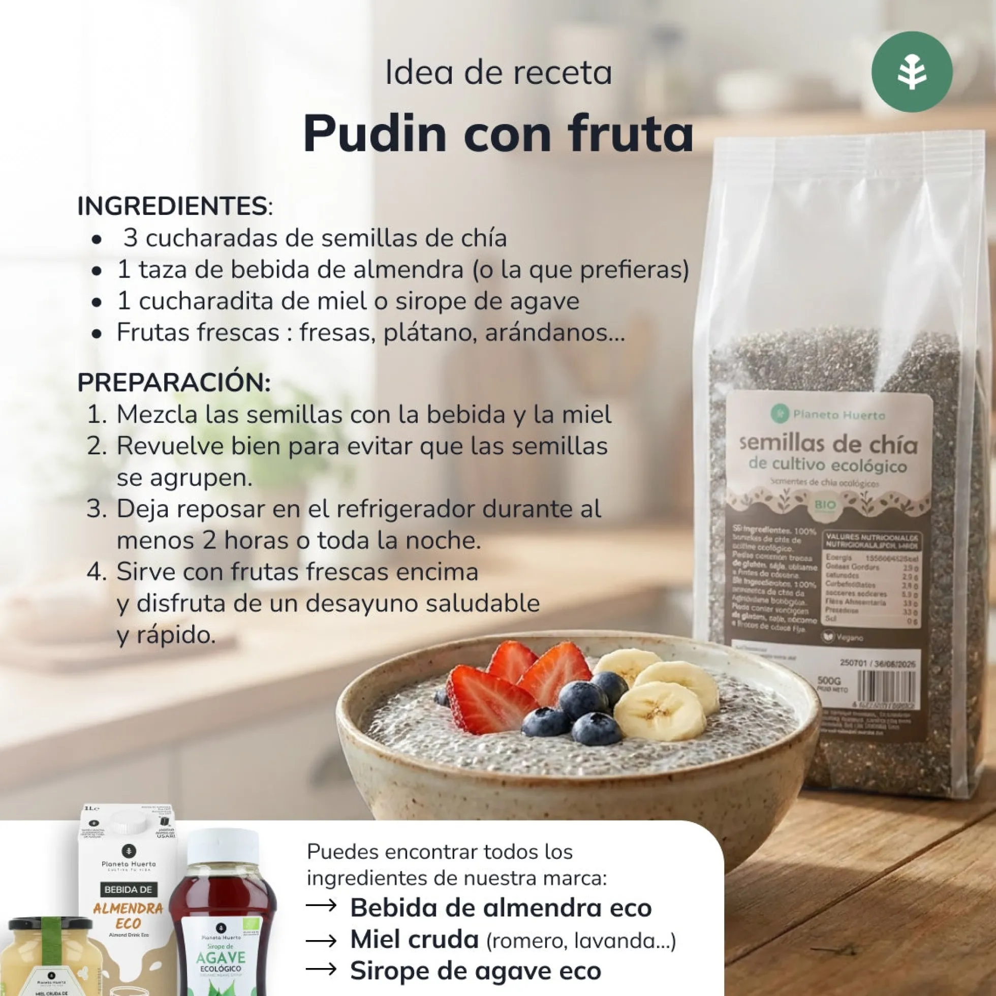 Semilla de chía ECO Planeta Huerto 250 g