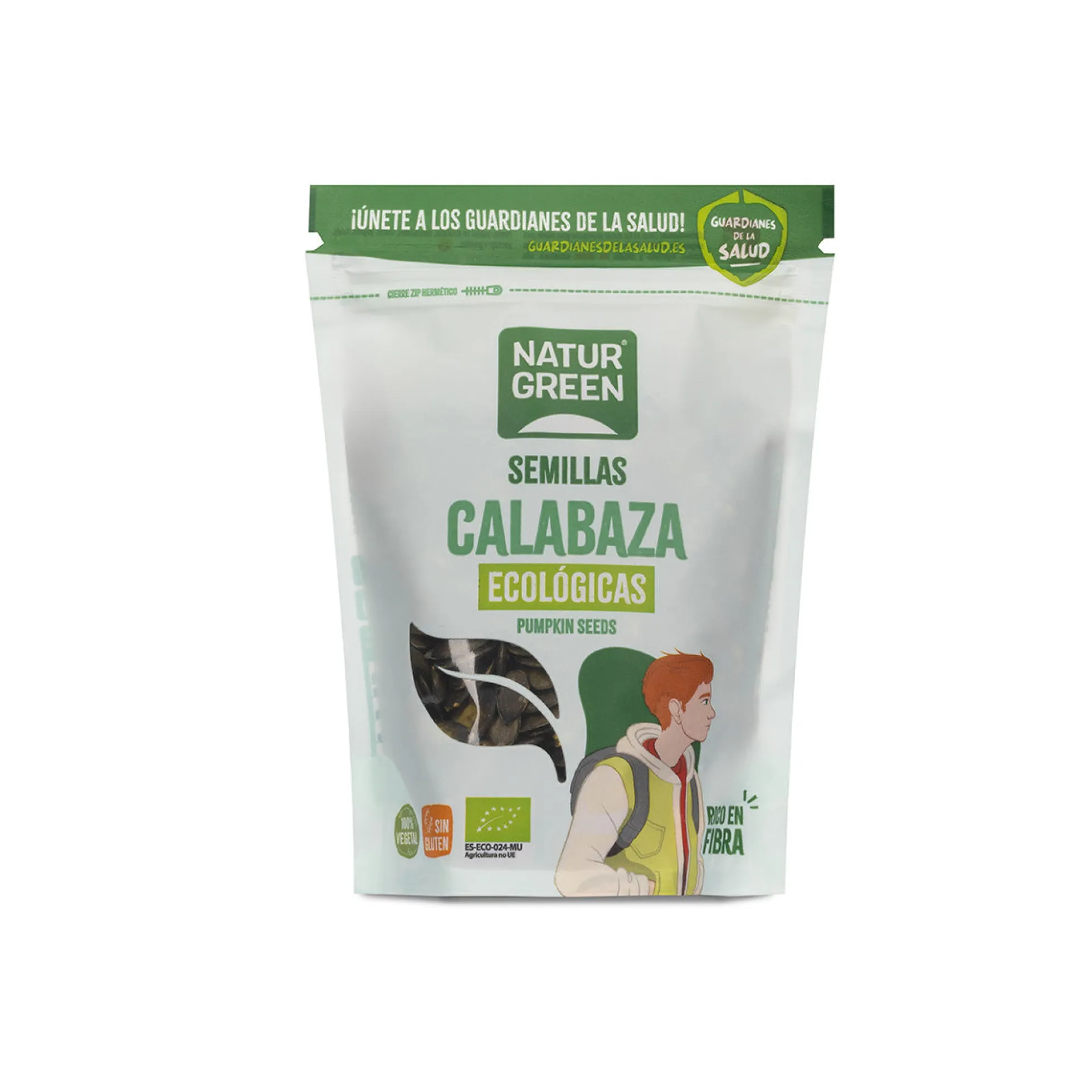 Semillas de calabaza bio Naturgreen 225 g