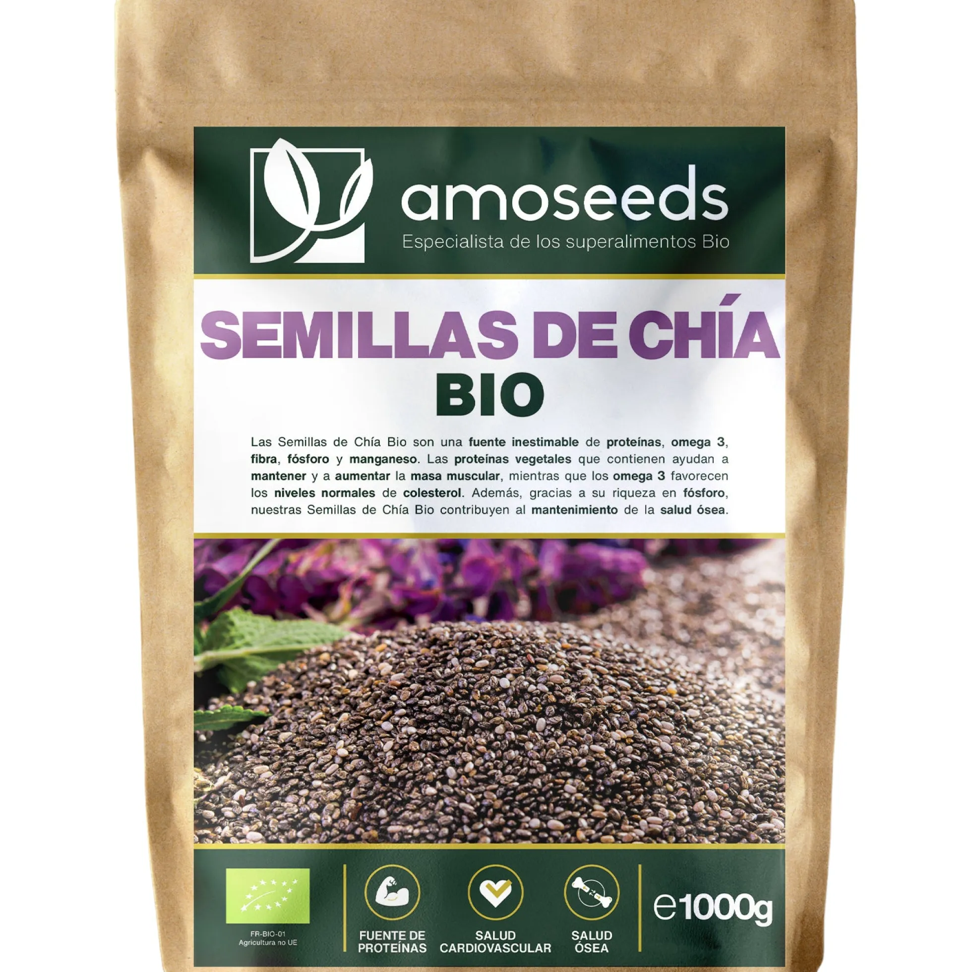 Semillas De Chía Bio 1kg