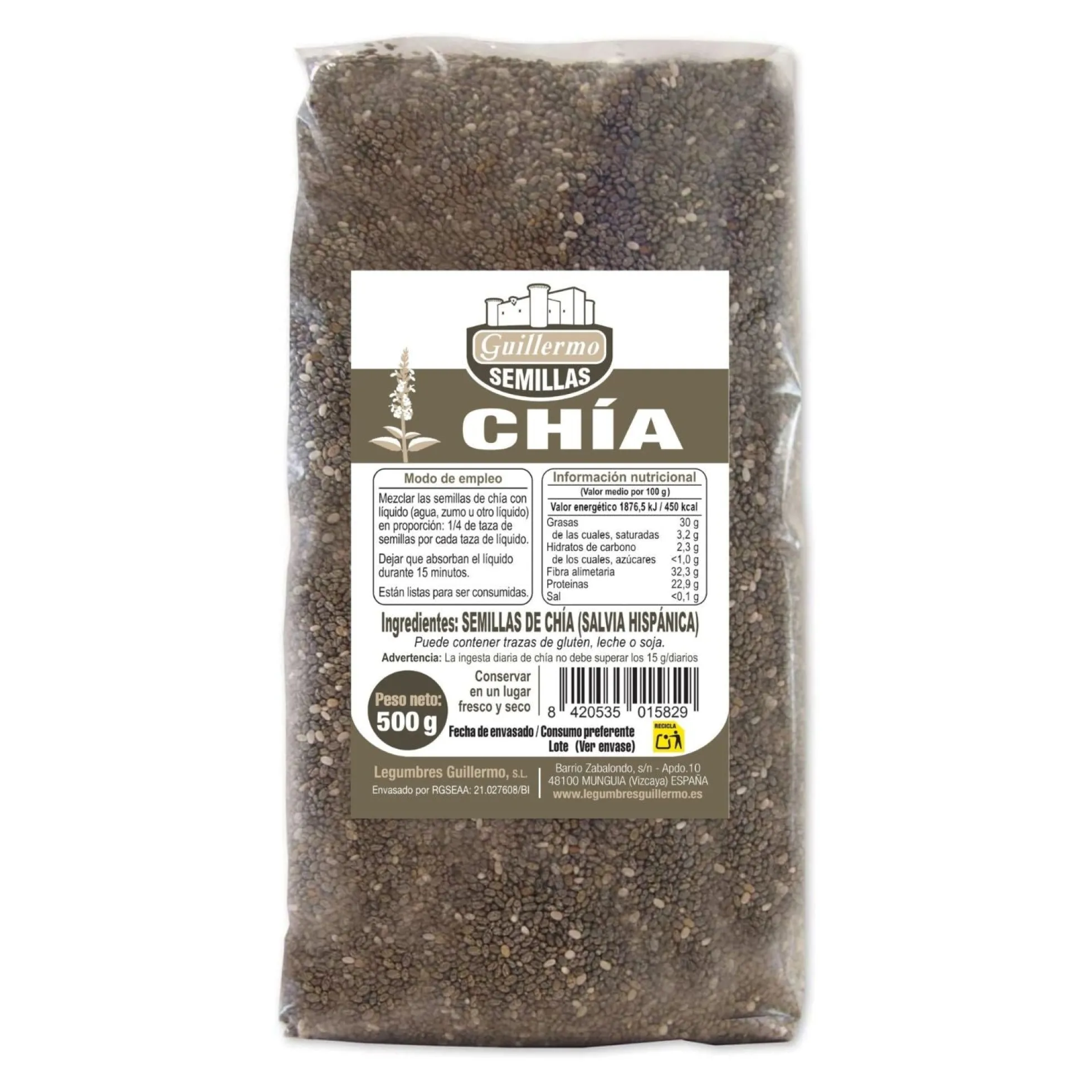 Semillas De Chía - 500 G