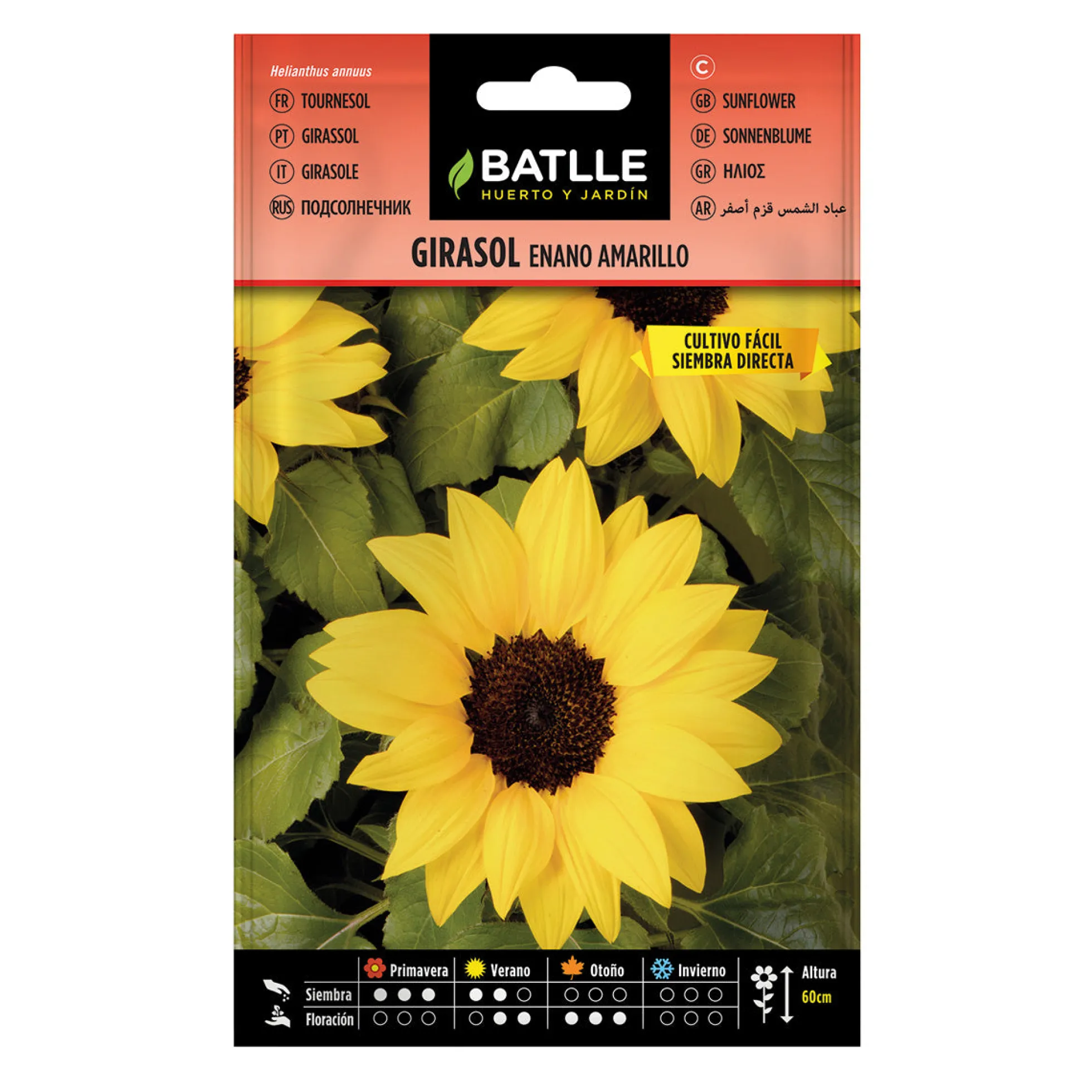 Semillas de Girasol enano amarillo Batlle