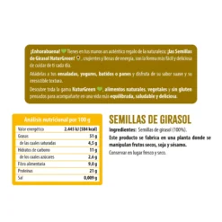 Semillas de Girasol NaturGreen 125 g