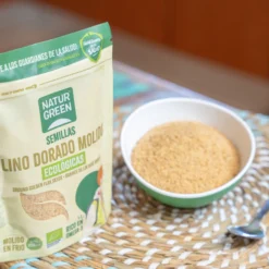 Semillas de lino dorado molido Bio NaturGreen 150 g