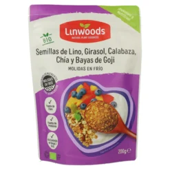 Semillas de Lino, Girasol, Calabaza, Chía y Bayas de Goji molidas Bio - Linwoods425 g