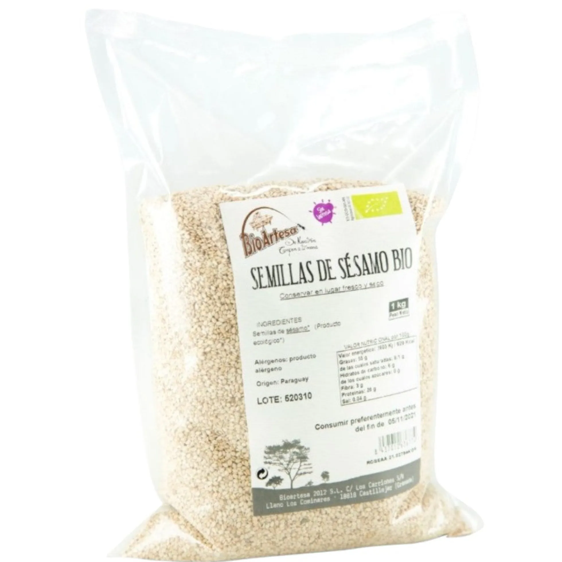 Semillas De Sésamo Bio 1 Kg