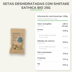 Setas deshidratadas con shiitake EathicaBIO 25g