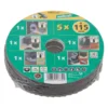 1 set básico para amoladoras angulares 5 piezas Wolfcraft