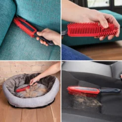 Set Cepillo Electroestatico Pet Pro, Vileda Rojo/Gris