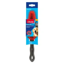 Set Cepillo Electroestatico Pet Pro, Vileda Rojo/Gris