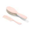 Set Cepillo Y Peine Con Cerdas Naturales Extra Suaves Pink
