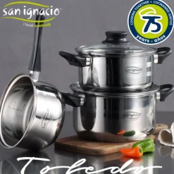 Set 5p Cookware Ss Ind Toledo Sg