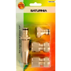 Set Riego 4 Piezas Para Mangueras 1/2