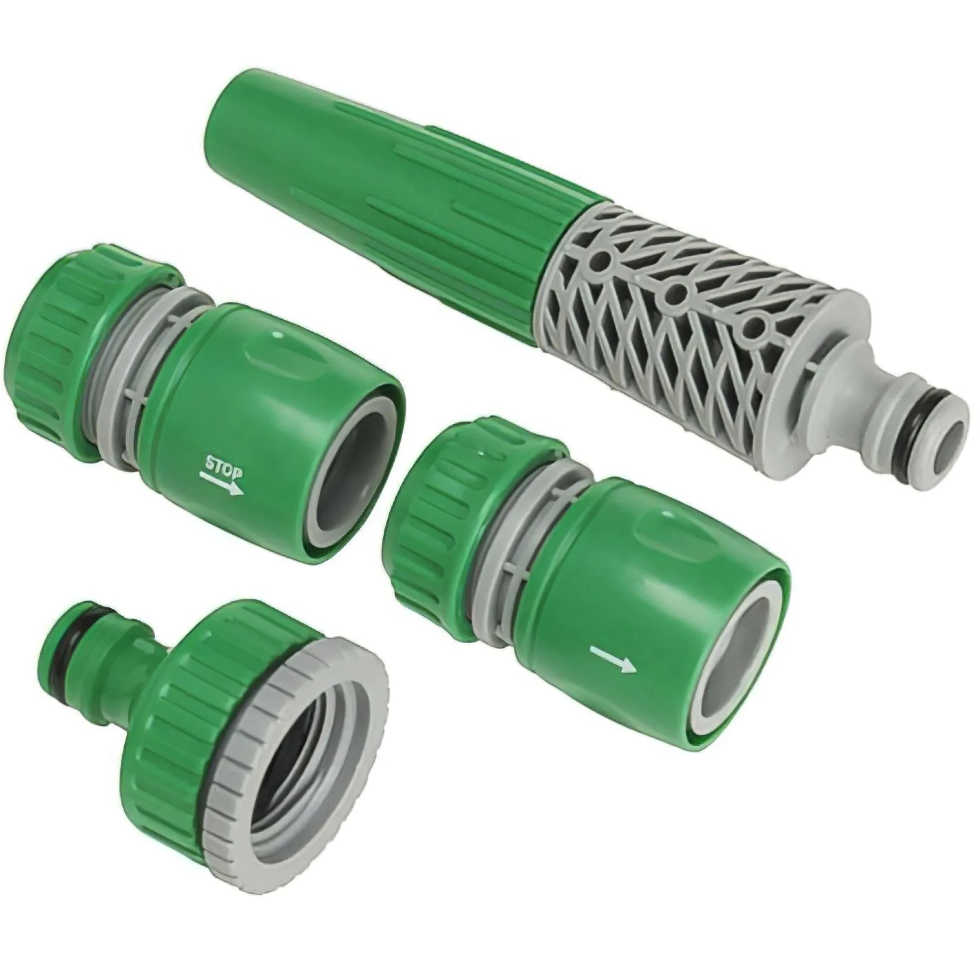 Set Riego Plastico4 Piezas Saturnia